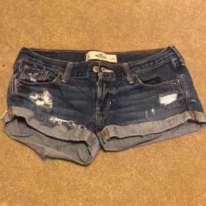 Triple button Hollister Jean shorts
